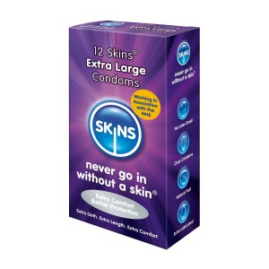 Skins Extra Large - 12 XXL Kondome